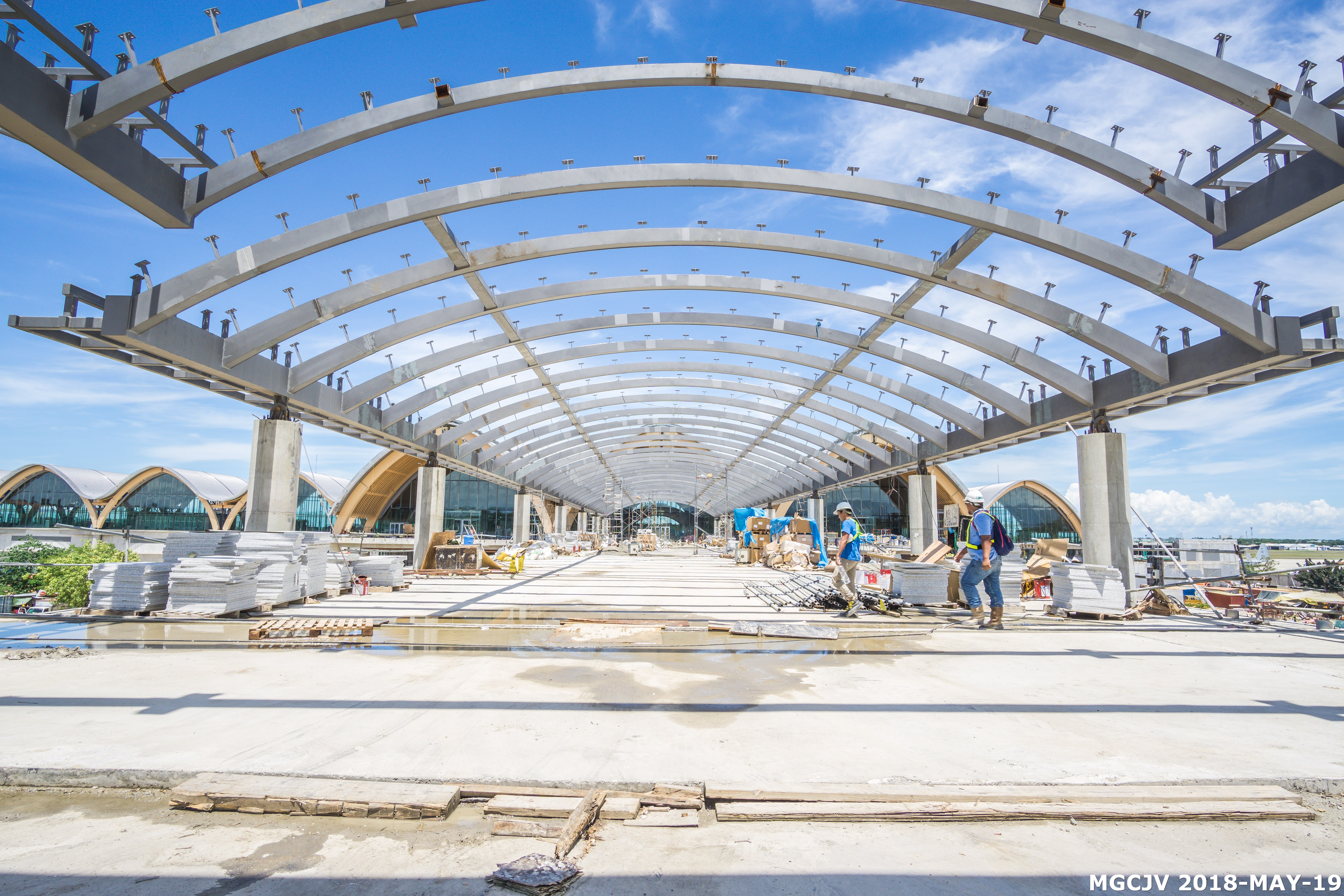 Before — early construction phase
